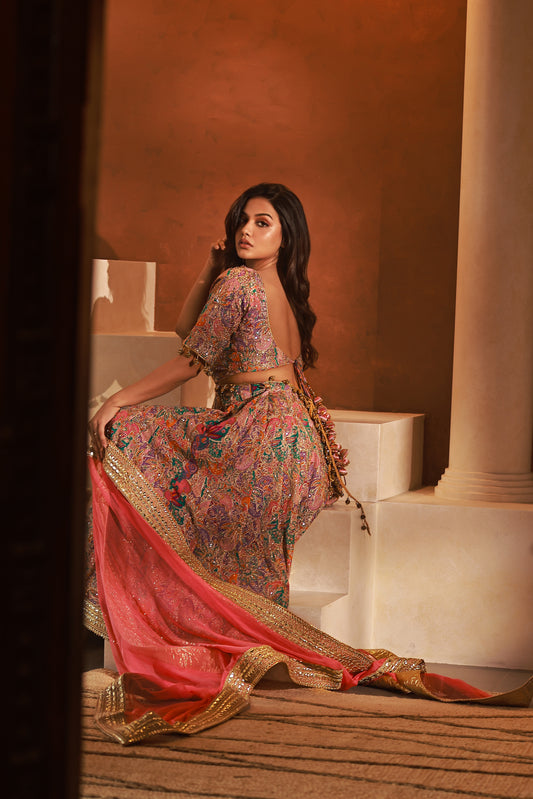 Printed Embrace Tilla Gown Dress